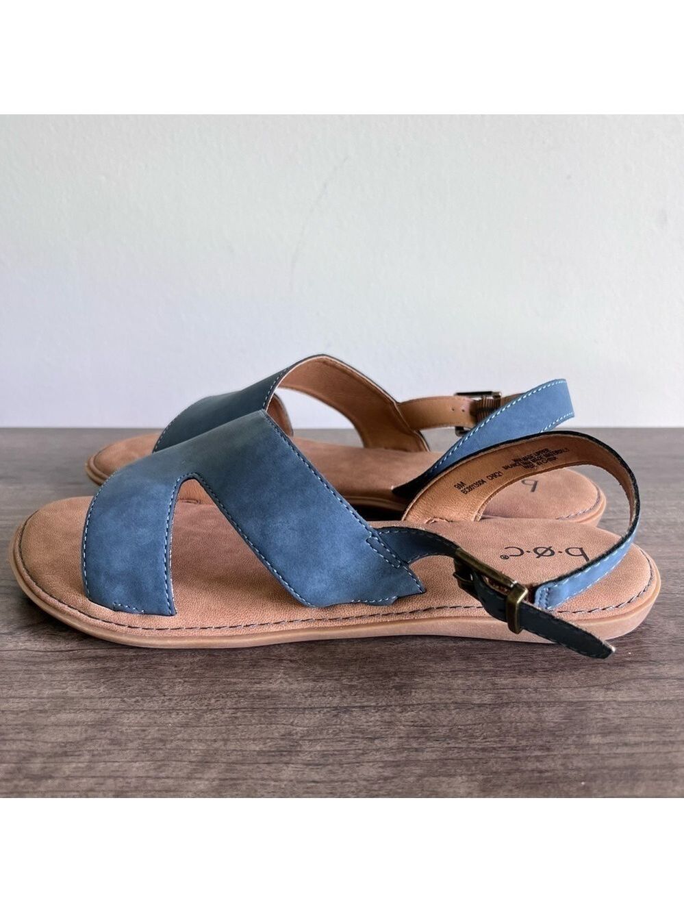B.O.C. NEW Women’s Milania Blue Denim Open Toe Slingback Sandal Size 9 #B34106 - Picture 3 of 7